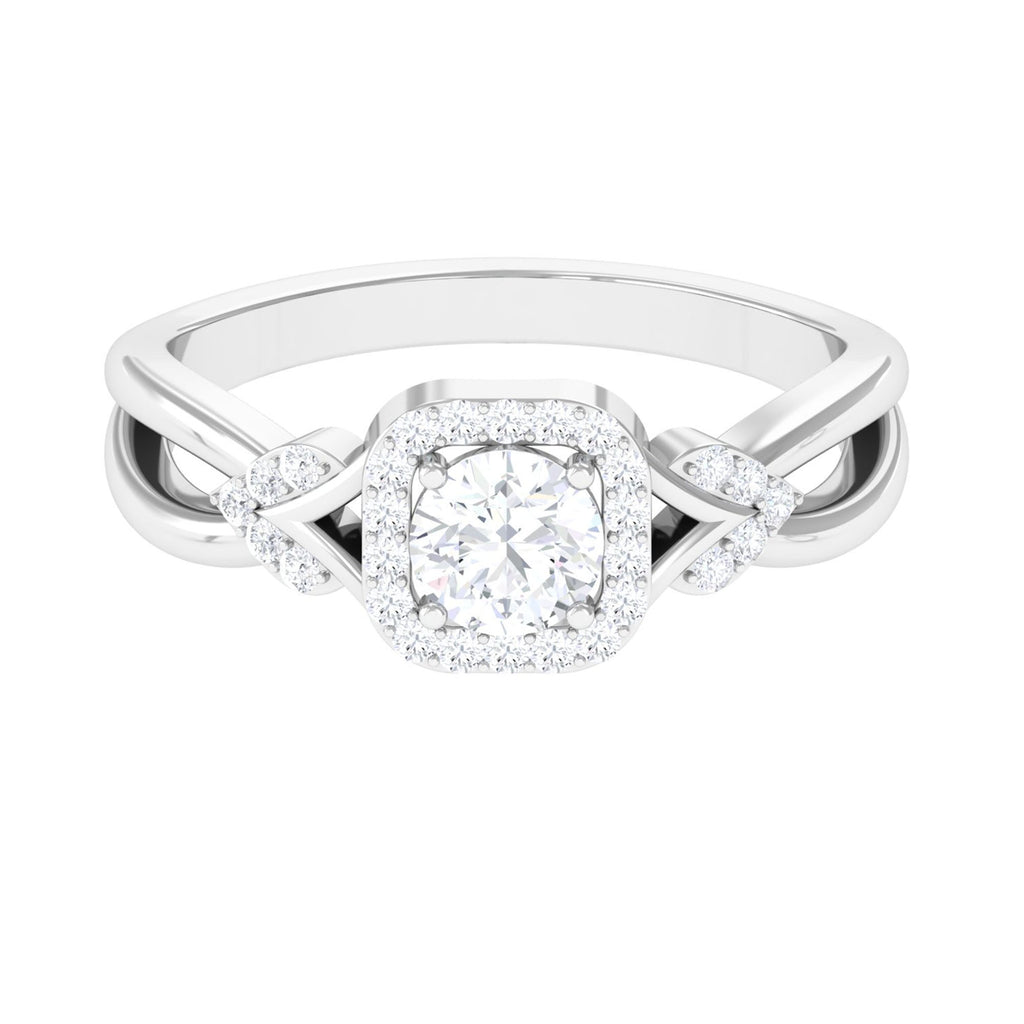 Lab Grown Diamond Engagement Ring Lab Grown Diamond - ( EF-VS ) - Color and Clarity - Vibrant Grown Labs