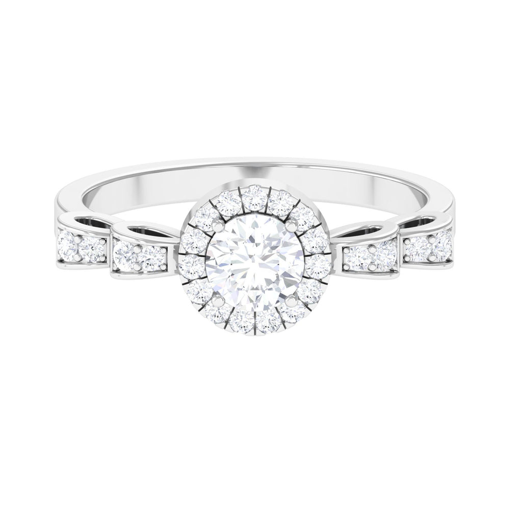 Minimal Promise Ring with Lab Grown Diamond Lab Grown Diamond - ( EF-VS ) - Color and Clarity - Vibrant Grown Labs